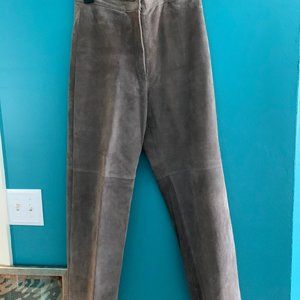 Suede Pants - Fully Lined